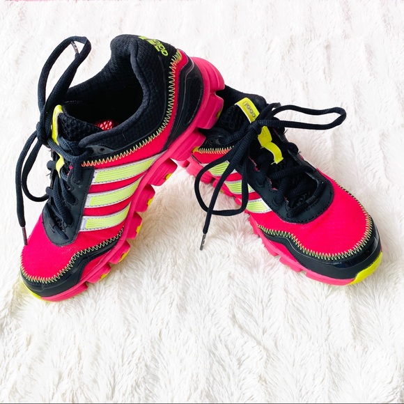 adidas pink mesh shoes